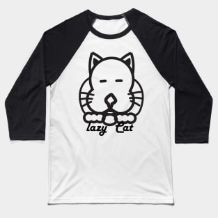 Lazy cat Baseball T-Shirt